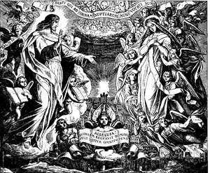 Xilografia per Die Bibel in Bildern, 1860 da Julius Schnorr von Carolsfeld